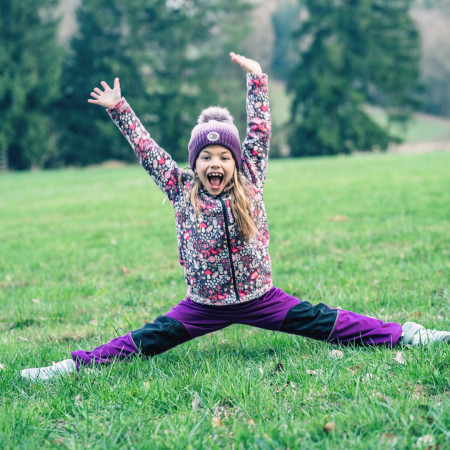 Pantaloni softshell per bambini WAMU Fuchsiová