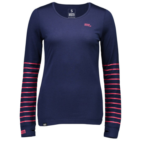 Maglietta da donna Mons Royale Original LS Vert
