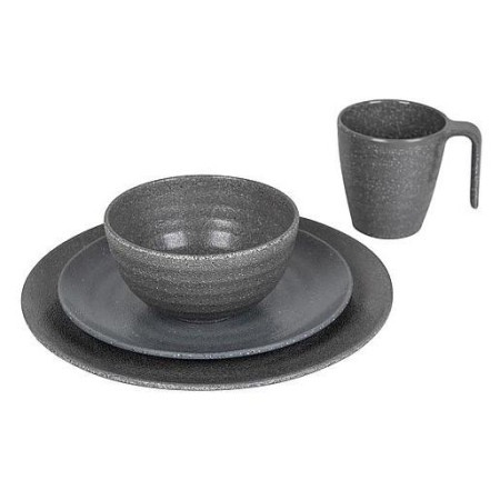 Set di stoviglie Bo-Camp Tableware 100% Melamine Stone