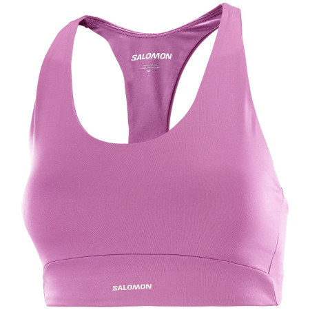 Reggiseno sportivo Salomon Shakeout Core rosa Iris Orchid