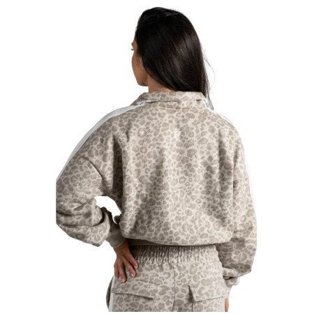 Felpa da donna Nebbia Half-Zip Leopard Sweatshirt Primal