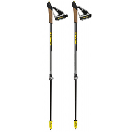Bastoncini da nordic walking Vipole Instructor Vario Ql Silent Dlx marrone/grigio
