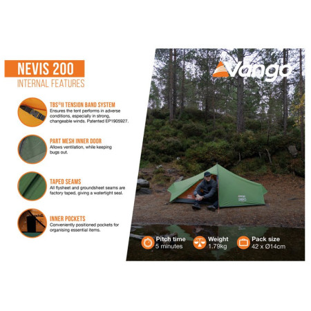 Tenda da trekking Vango Nevis 200