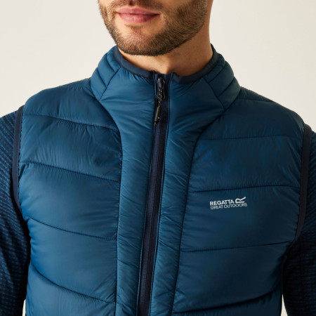Gilet da uomo Regatta Leedre Hybrid B/W