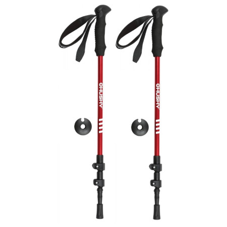 Bastoncini da trekking Husky Scaup rosso