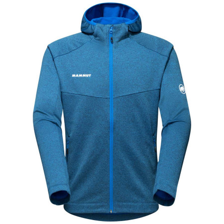 Felpa da uomo Mammut Nair ML Hooded Jacket Men blu ice melange