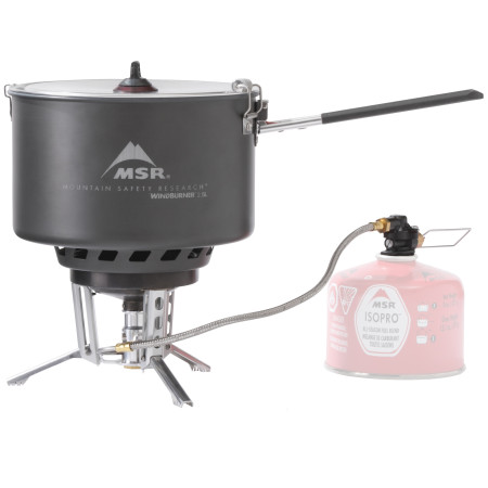 Fornello MSR WindBurner Group Stove System nero/argento