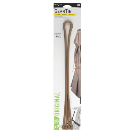 Filo per legature Nite Ize Gear Tie 32" beige Béžová