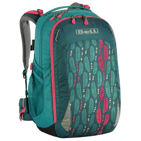 Zaino di scuola Boll Smart 24 Feathers turchese teal