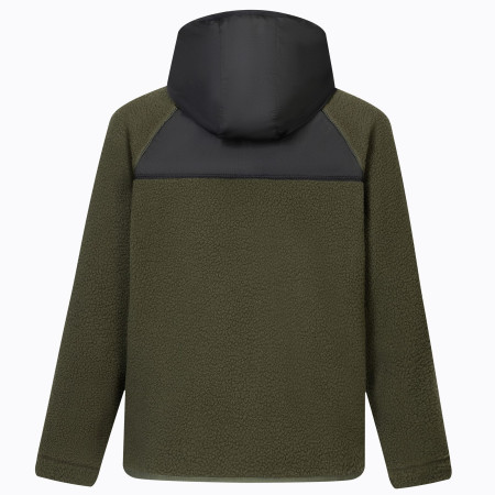 Felpa da bambino Regatta Munro Hybrid Jacket DarkKhak/Blk