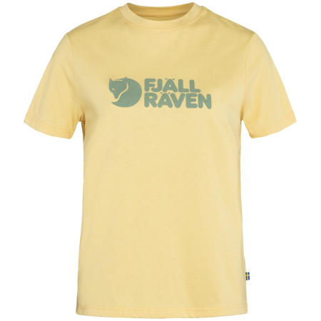 Maglietta da donna Fjällräven Logo Tee W giallo Mais Yellow