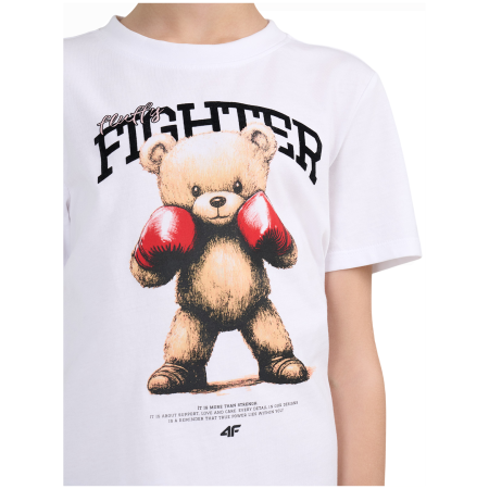 Maglietta da bambino 4F Tshirt F3530 White