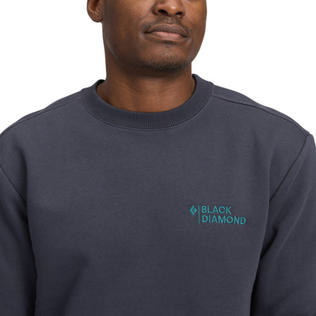 Felpa da uomo Black Diamond M Mini Stacked Crewneck