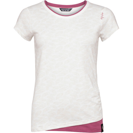 Maglietta da donna Chillaz Fancy Feathers Ornament beige Creme/Violet