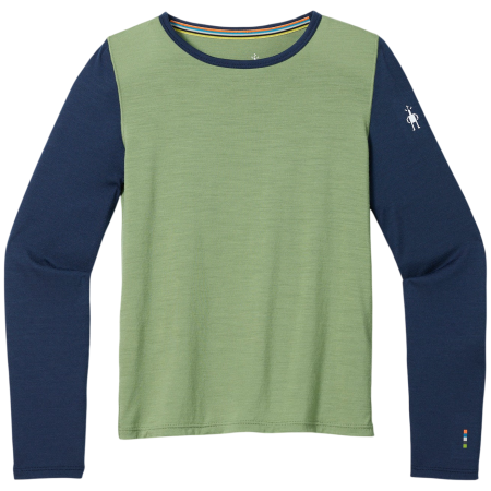 Maglietta sportiva per bambini Smartwool Kids' Classic Merino Blend Base Layer Cr