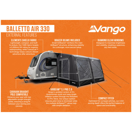 Tenda per minibus Vango Balletto Air 330