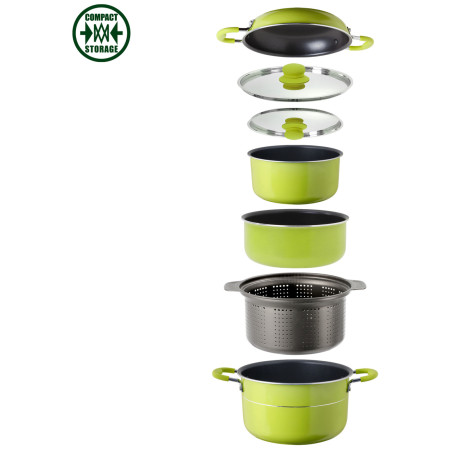 Set di pentole Brunner Popote Juniper 8+1 Ø 22 cm