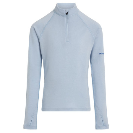 Maglietta sportiva per bambini Icebreaker K 260 Tech LS Half Zip azzurro Zinc Blue