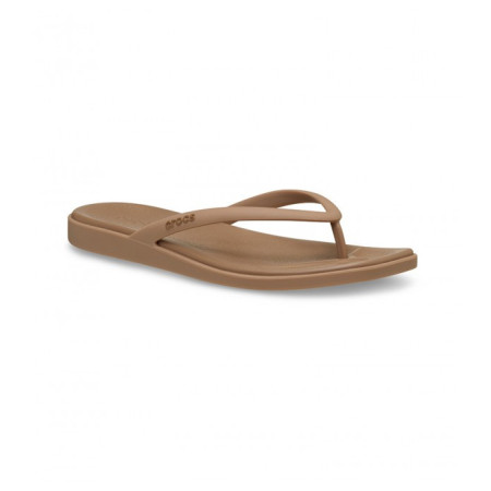 Infradito da donna Crocs Miami Flip marrone Milk Chocolate