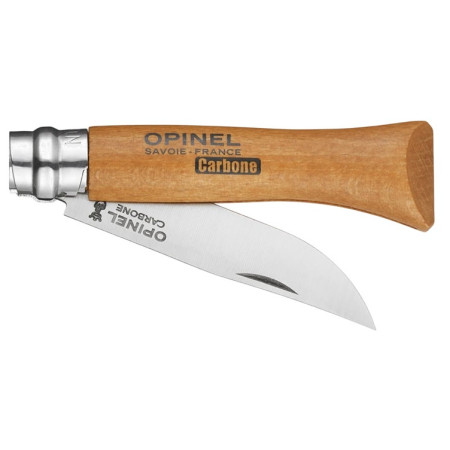 Coltello chiudubile Opinel N°06 Carbon Viroblock, blister