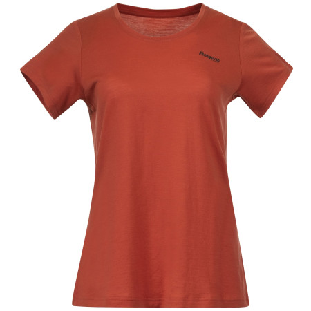 Maglietta da donna Bergans Graphic Wool W Tee rosso Brick