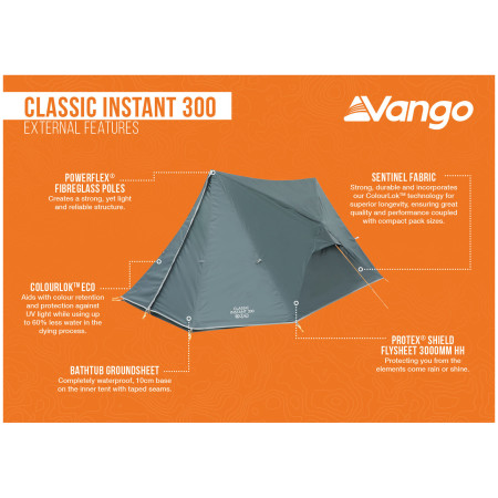 Tenda da trekking Vango Classic Instant 300