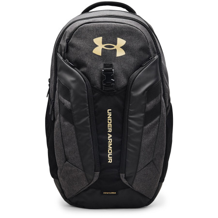 Zaino Under Armour Hustle Pro Backpack grigio/nero Black Medium Heather / Black / Metallic Gold