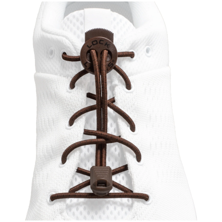 Lacci delle scarpe Lock Laces Original marrone Brown