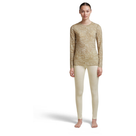 Maglietta sportiva da donna Icebreaker Women M 200 Oasis LS Crewe Moss BloomAOP