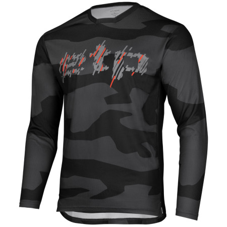 Maglia da ciclismo da uomo Etape Rocky nero/rosso černá/červená