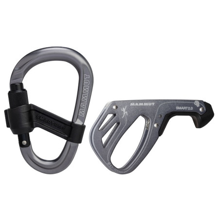 Kit assicuratore Mammut Smart 2.0 Belay Package grigio grey