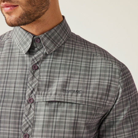 Camicia da uomo Regatta Trav Pack Awy SS Shrt