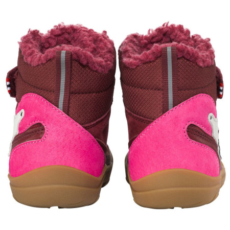 Stivali invernali per bambini Viking Outdoor Footwear Alv Barefoot Paw Warm WP 2V Burgundy