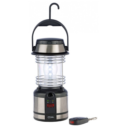 Lampada Vango 12LED with Remote argento