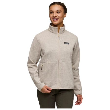 Felpa tecnica da donna Cotopaxi W'S Envo Fleece Full-Zip Jacket beige Heather Cream