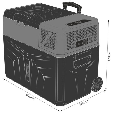 Frigorifero a compressore Yolco BCX40