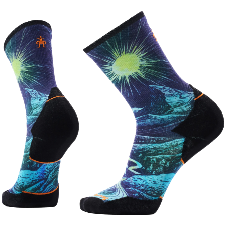 Calze Smartwool Trail Run Targeted Cushion Treeline Prin blu