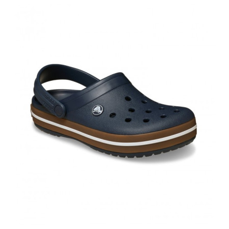 Pantofole da uomo Crocs Crocband Gum Clog blu scuro Navy