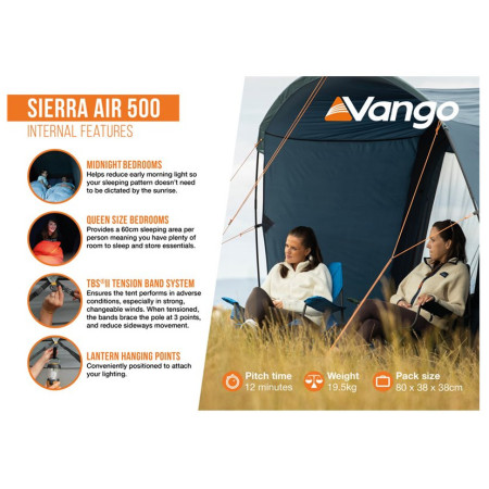 Tenda familiare Vango Sierra Air 500