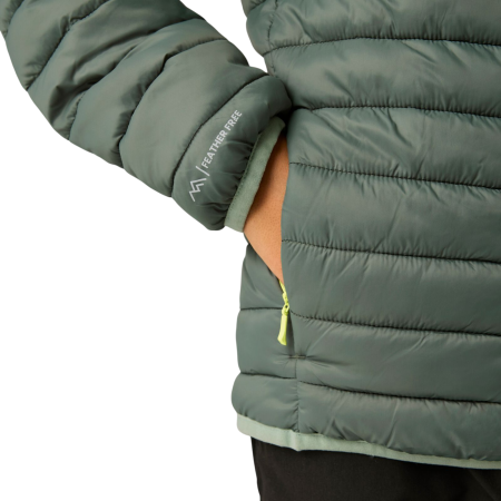 Giacca invernale per bambini Regatta Junior Hooded Marizion Dark Forrest Green