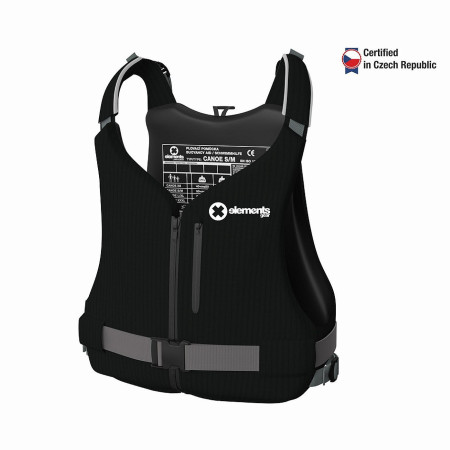 Gilet di galleggiamento Elements Gear Canoe 2.0 Junior nero