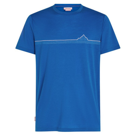 Maglietta da uomo Icebreaker Men Merino 150 Tech Lite SS Tee Range Stripes