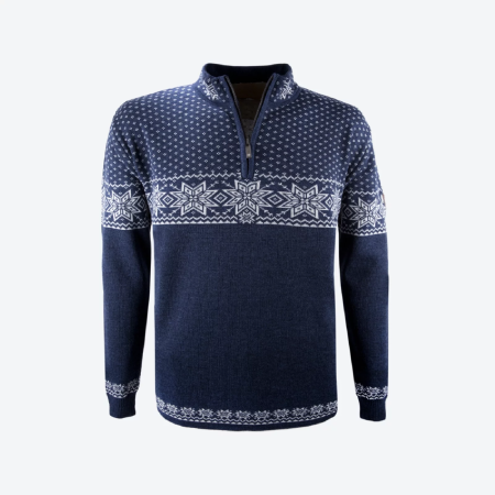 Maglione Kama 4053 blu scuro navy