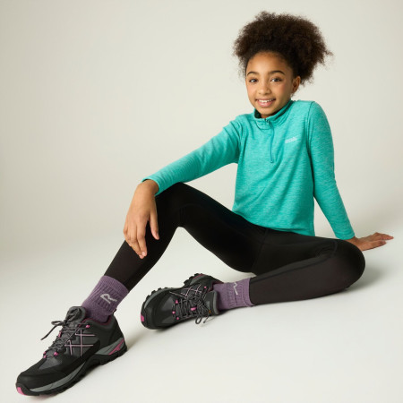 Felpa da bambino Regatta Hot Shot Marl Turquoise
