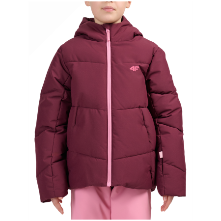 Giacca da sci per bambini 4F Technical Jacket F1194 Burgundy bordeaux Burgundy