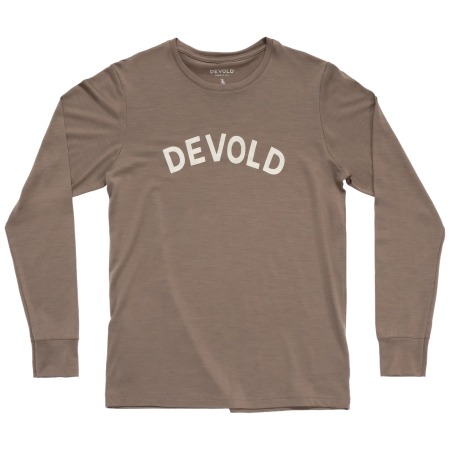 Maglietta funzionale da uomo Devold Classic Legacy Ls Man marrone Falcon