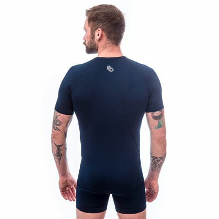 Maglietta da uomo Sensor Coolmax Tech Deep Blue