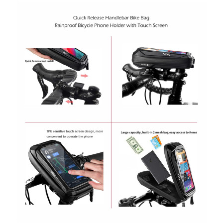 Custodia impermeabile Swissten WATERPROOF BIKE HOLDER