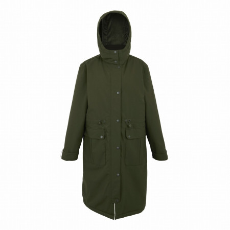 Cappotto da donna Regatta Yannta verde scuro Dark Khaki