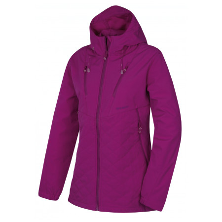 Giacca invernale da donna Husky Salex L viola scuro NeonPurple